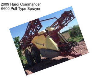 2009 Hardi Commander 6600 Pull-Type Sprayer