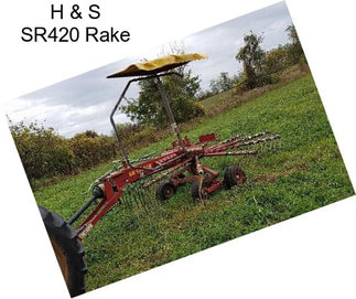 H & S SR420 Rake