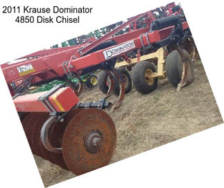 2011 Krause Dominator 4850 Disk Chisel