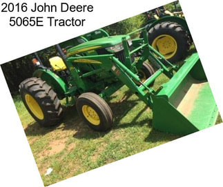 2016 John Deere 5065E Tractor