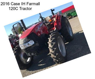 2016 Case IH Farmall 120C Tractor