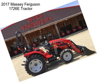 2017 Massey Ferguson 1726E Tractor