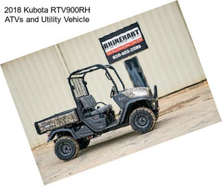 2018 Kubota RTV900RH ATVs and Utility Vehicle