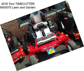 2018 Toro TIMECUTTER MX5075 Lawn and Garden