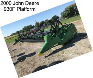 2000 John Deere 930F Platform