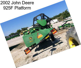 2002 John Deere 925F Platform
