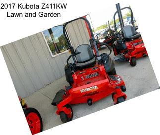 2017 Kubota Z411KW Lawn and Garden