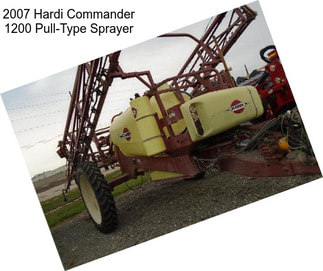 2007 Hardi Commander 1200 Pull-Type Sprayer