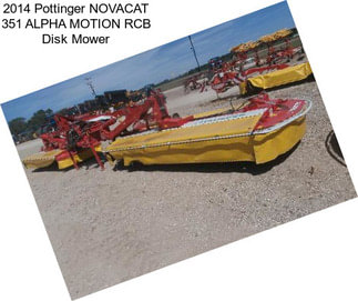 2014 Pottinger NOVACAT 351 ALPHA MOTION RCB Disk Mower