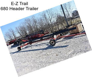 E-Z Trail 680 Header Trailer