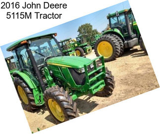 2016 John Deere 5115M Tractor