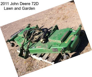 2011 John Deere 72D Lawn and Garden