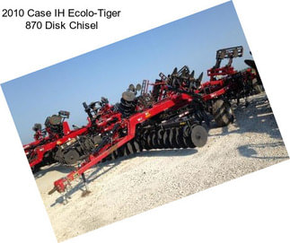 2010 Case IH Ecolo-Tiger 870 Disk Chisel