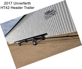 2017 Unverferth HT42 Header Trailer