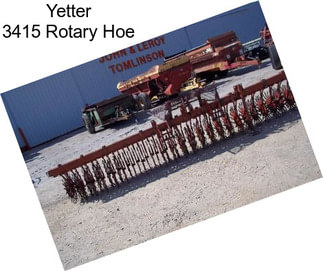 Yetter 3415 Rotary Hoe