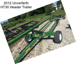 2012 Unverferth HT30 Header Trailer