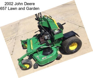 2002 John Deere 657 Lawn and Garden