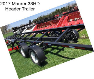 2017 Maurer 38HD Header Trailer