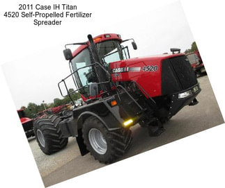 2011 Case IH Titan 4520 Self-Propelled Fertilizer Spreader