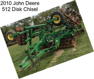 2010 John Deere 512 Disk Chisel
