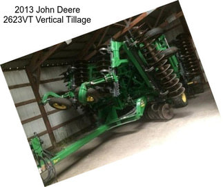 2013 John Deere 2623VT Vertical Tillage