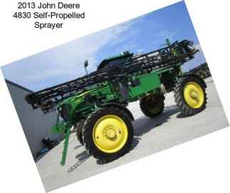 2013 John Deere 4830 Self-Propelled Sprayer