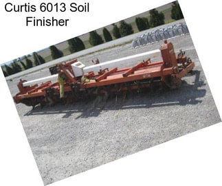 Curtis 6013 Soil Finisher