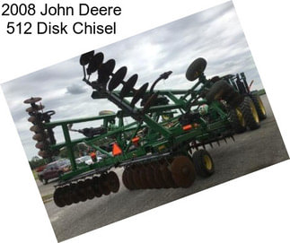 2008 John Deere 512 Disk Chisel