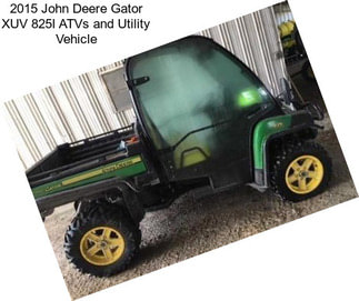 2015 John Deere Gator XUV 825I ATVs and Utility Vehicle