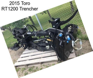 2015 Toro RT1200 Trencher