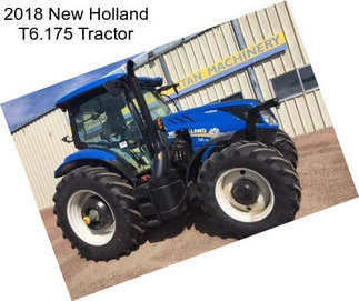 2018 New Holland T6.175 Tractor