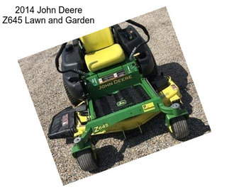 2014 John Deere Z645 Lawn and Garden