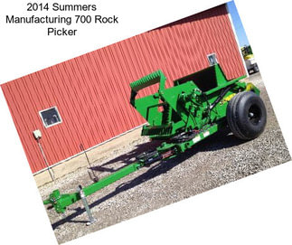 2014 Summers Manufacturing 700 Rock Picker