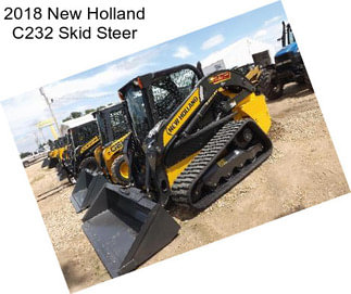 2018 New Holland C232 Skid Steer