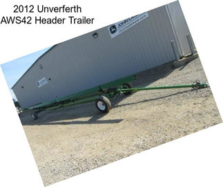 2012 Unverferth AWS42 Header Trailer