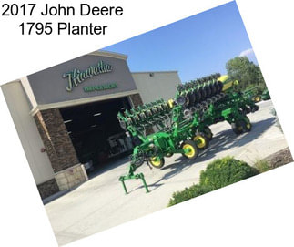 2017 John Deere 1795 Planter