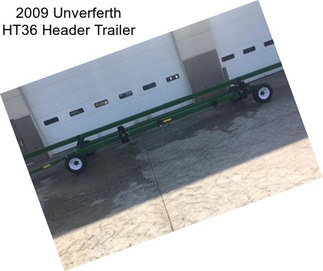 2009 Unverferth HT36 Header Trailer