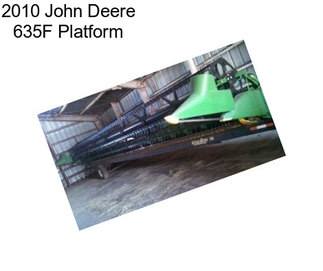 2010 John Deere 635F Platform