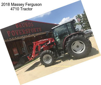 2018 Massey Ferguson 4710 Tractor