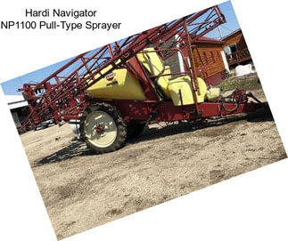 Hardi Navigator NP1100 Pull-Type Sprayer