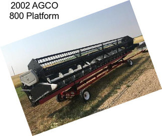 2002 AGCO 800 Platform