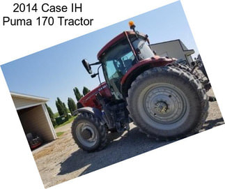 2014 Case IH Puma 170 Tractor