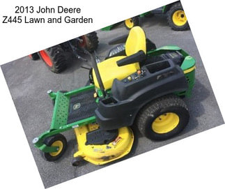 2013 John Deere Z445 Lawn and Garden