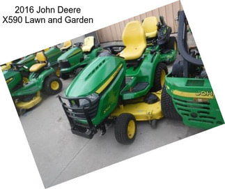 2016 John Deere X590 Lawn and Garden