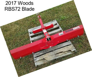 2017 Woods RBS72 Blade