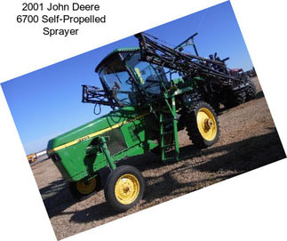 2001 John Deere 6700 Self-Propelled Sprayer