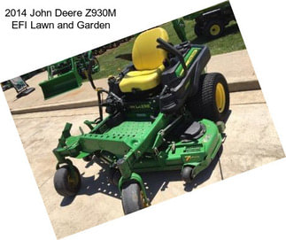 2014 John Deere Z930M EFI Lawn and Garden