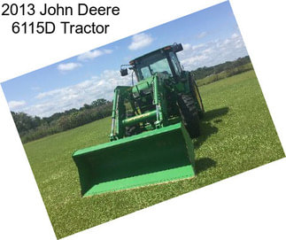 2013 John Deere 6115D Tractor