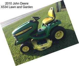 2010 John Deere X534 Lawn and Garden