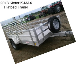 2013 Kiefer K-MAX Flatbed Trailer